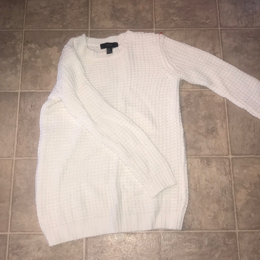 Forever 21 white sweater